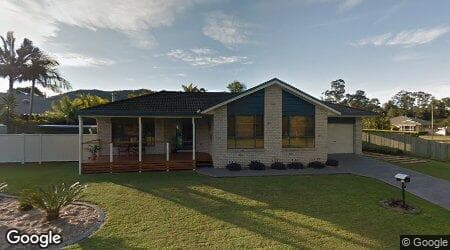 Google street view for 41 Adelines Way, Coffs Harbour 2450, NSW
