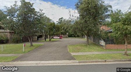 Google street view for 50 Alan Road, Berowra Heights 2082, NSW