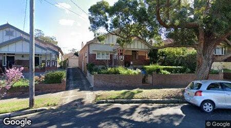 Google street view for 42 Abergeldie Street, Dulwich Hill 2203, NSW