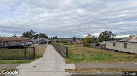 Google street view for 94 Aberglasslyn Road, Rutherford 2320, NSW