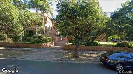 Google street view for 10/20-34 Albert Road, Strathfield 2135, NSW