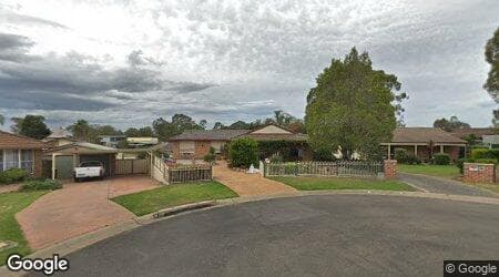 Google street view for 6 Agate Place, Eagle Vale 2558, NSW