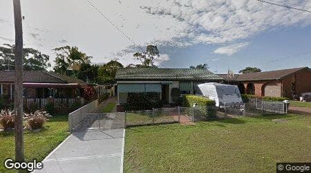 Google street view for 16 Ahina Avenue, Halekulani 2262, NSW