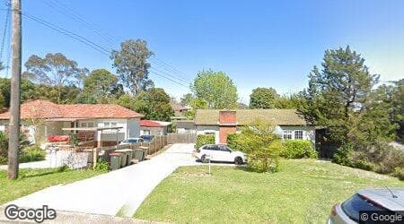 Google street view for 12 Ackling Street, Baulkham Hills 2153, NSW