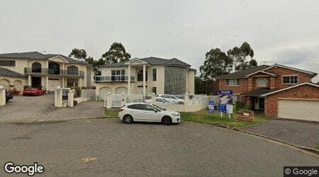 Google street view for 4 Albion Close, Bossley Park 2176, NSW