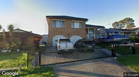 Google street view for 66 Alicante Street, Minchinbury 2770, NSW