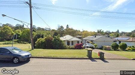 Google street view for 111 Acacia Avenue, North Lambton 2299, NSW