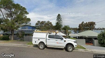 Google street view for 21 Alexander Parade, Arcadia Vale 2283, NSW