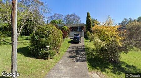 Google street view for 2 Alexandra Crescent, Glenbrook 2773, NSW