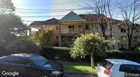 Google street view for 8/17 Albert Street, Hornsby 2077, NSW