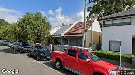 Google street view for 116 Albion Street, Annandale 2038, NSW