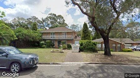 Google street view for 53 Akuna Avenue, Bangor 2234, NSW
