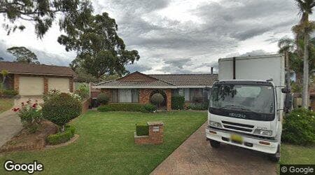 Google street view for 6 Agate Place, Eagle Vale 2558, NSW