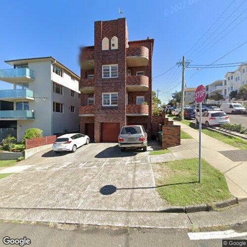 Google street view for 2/1 Alexander Street, Tamarama 2026, NSW