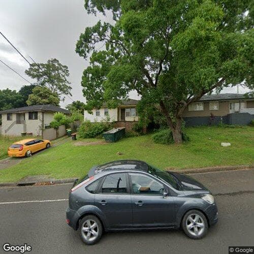 Google street view for 3 Aberdeen Road, Busby 2168, NSW