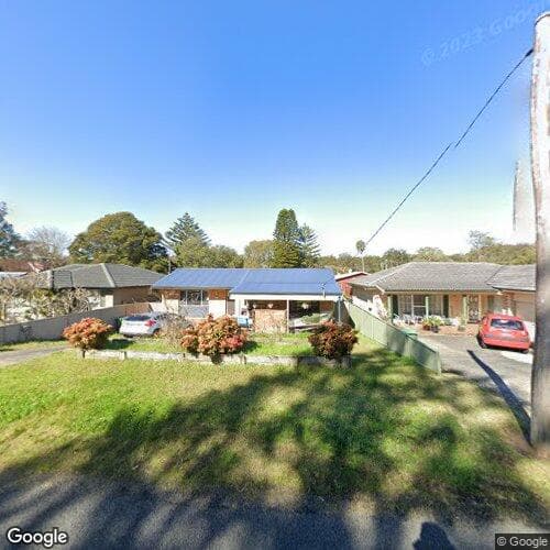 Google street view for 44 Albatross Road, Berkeley Vale 2261, NSW