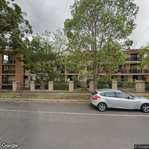 Google street view for 45/27-33 Addlestone Road, Merrylands 2160, NSW