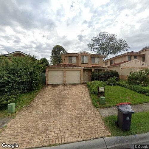 Google street view for 5 Adelphi Street, Rouse Hill 2155, NSW
