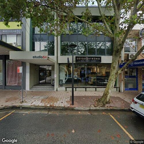 Google street view for 54-56 Alexander Street, Crows Nest 2065, NSW