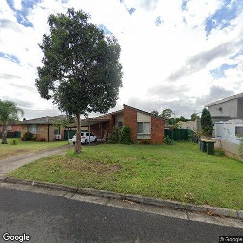 Google street view for 59 Akuna Avenue, Bradbury 2560, NSW