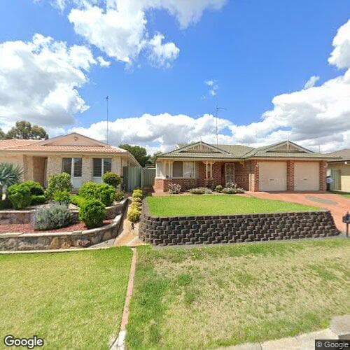 Google street view for 63 Aberdeen Circuit, Glenmore Park 2745, NSW