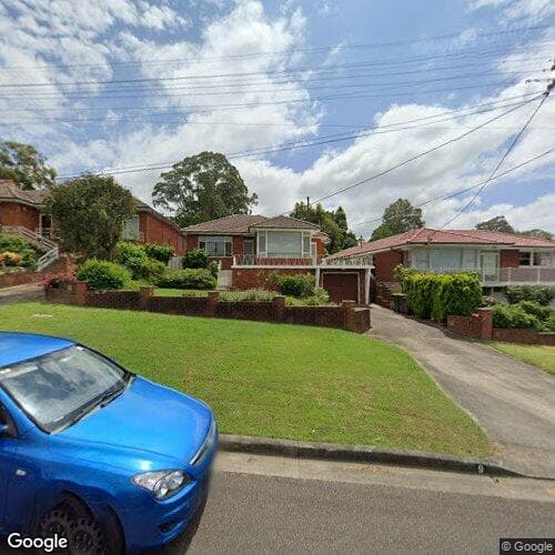 Google street view for 9 Albuera Road, Epping 2121, NSW