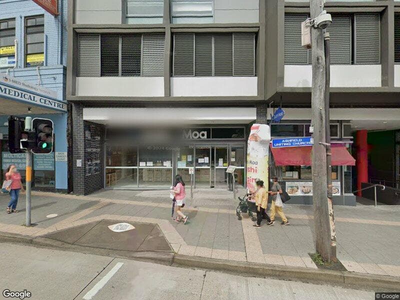 Google street view for Ashfield , NSW