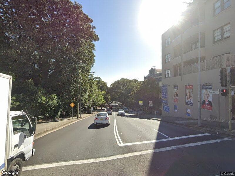 Google street view for Edgecliff , NSW