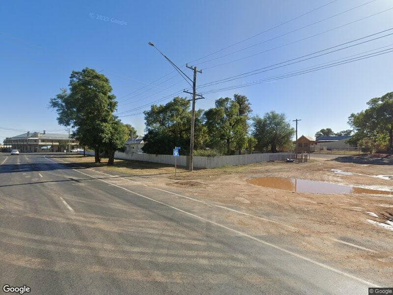 Google street view for Narromine , NSW