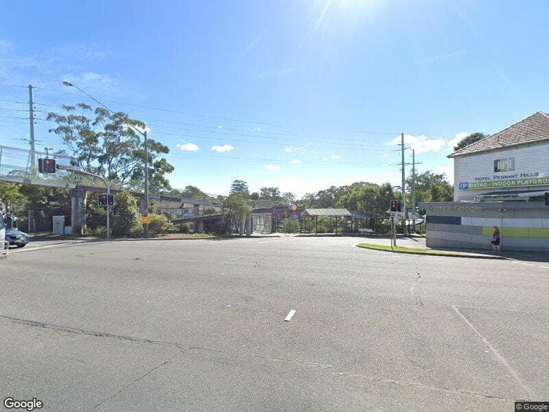 Google street view for Pennant Hills , NSW