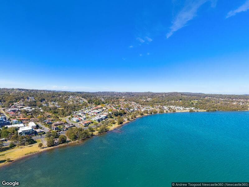 Google street view for Warners Bay , NSW